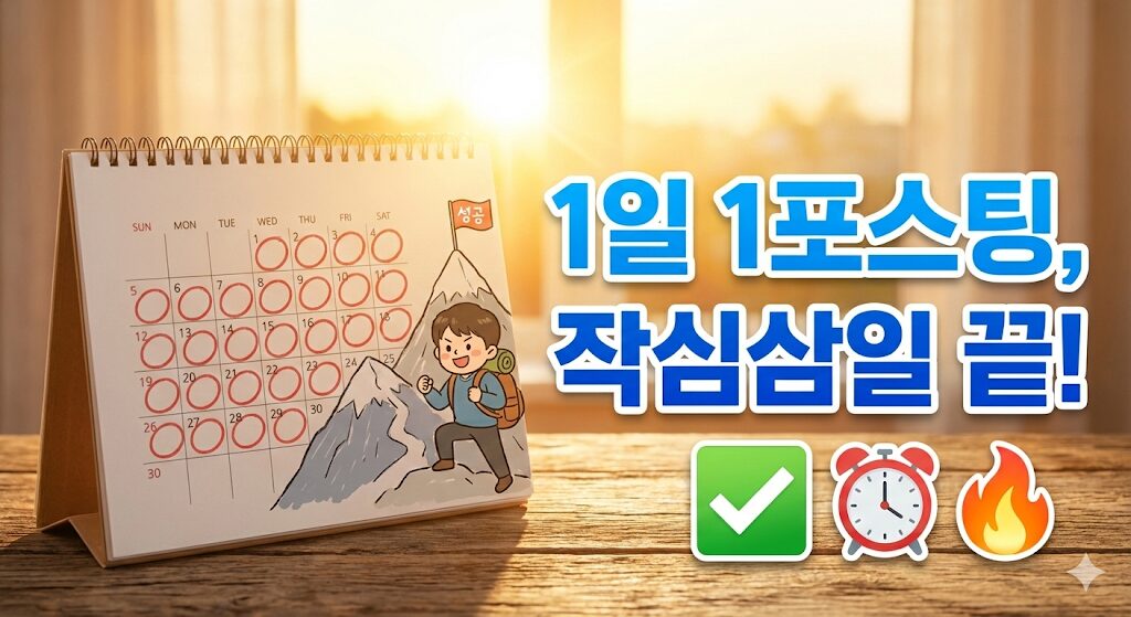 1일 1포스팅 성공하는 블로그 글쓰기 루틴 전략