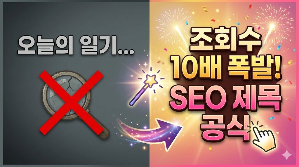 SEO 타이틀 추천 클릭률 높이는 제목 짓기 노하우